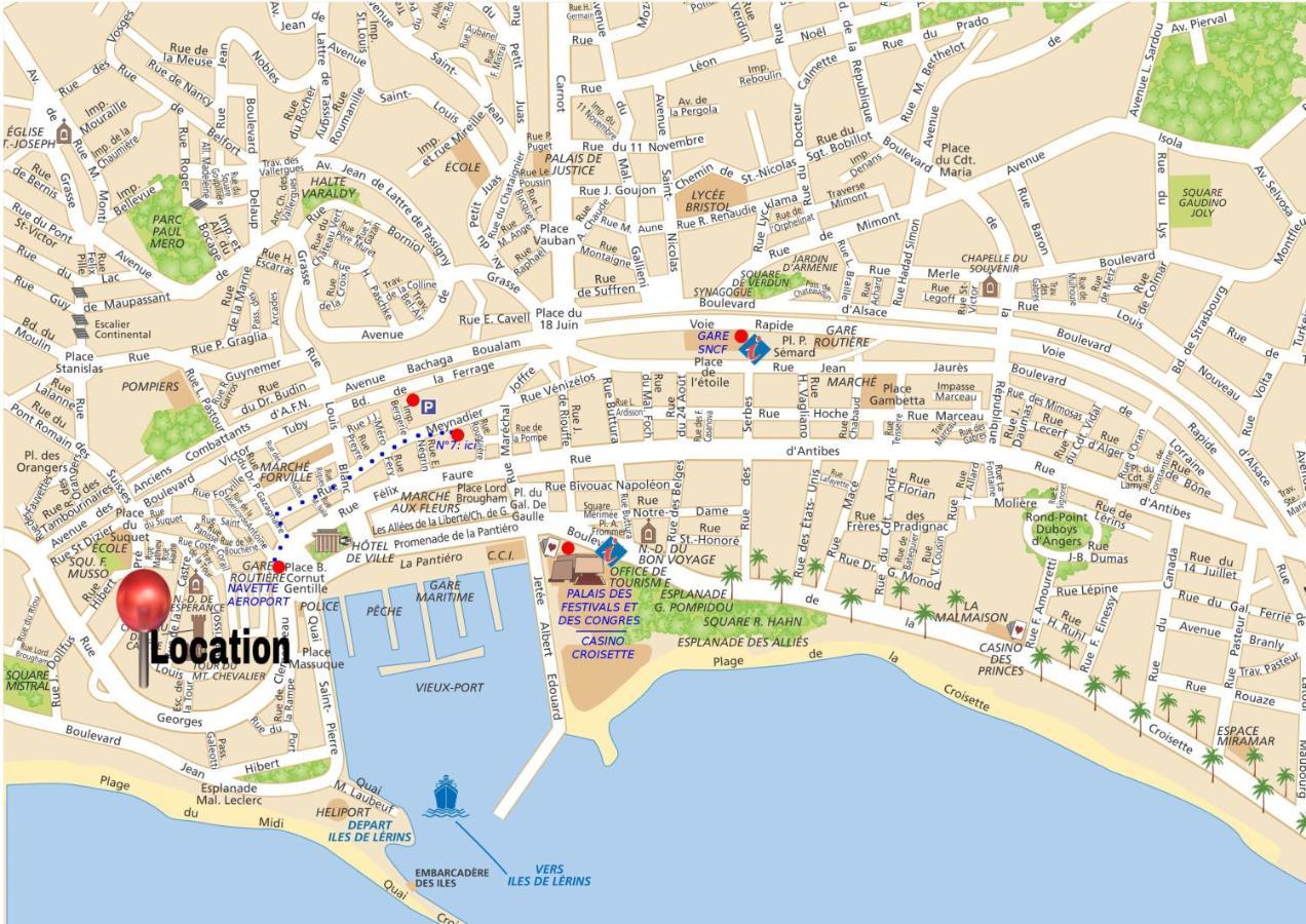 Maisonnette Studio Bas Suquet, 200M Plages, 700M Palais, Au Calme Cannes Esterno foto